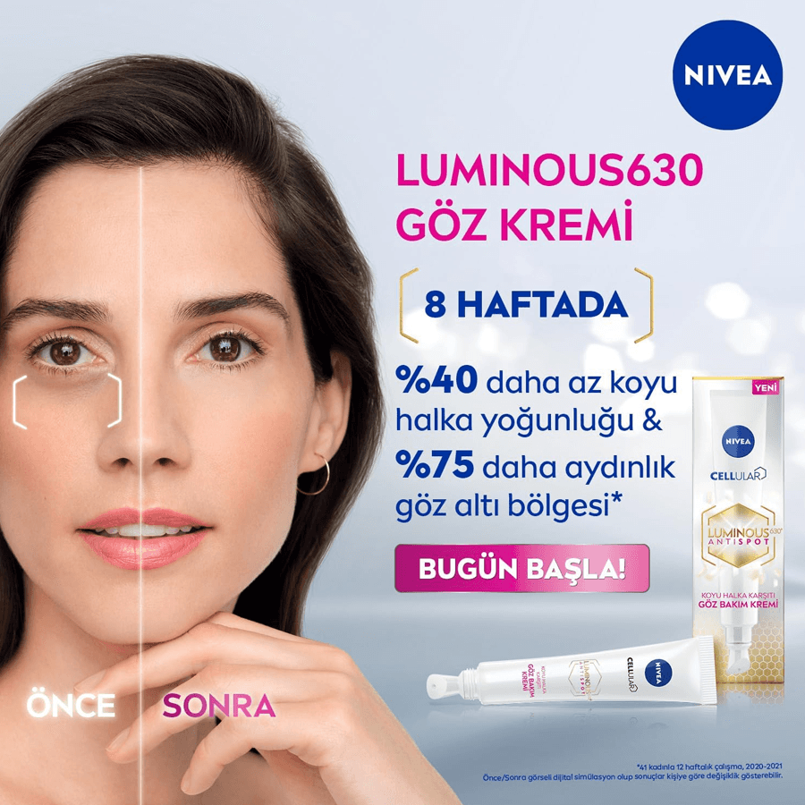 Nivea Luminous630 Koyu Halka Karşıtı Göz Bakım Kremi 15ml