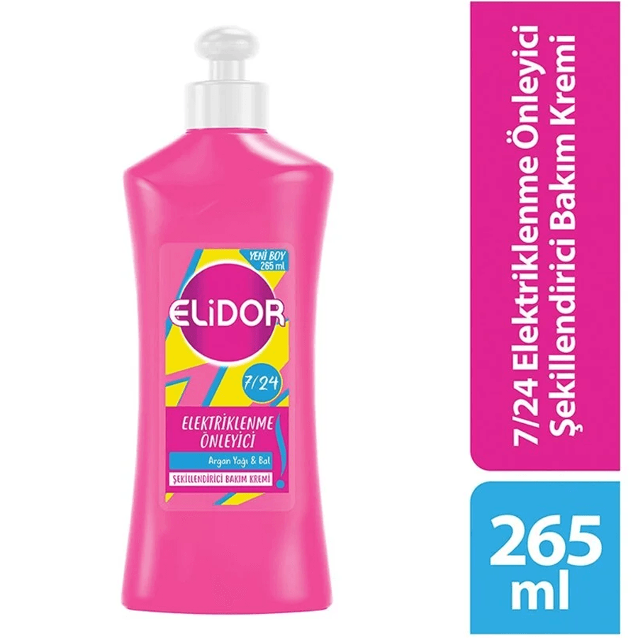 Elidor 7/24 Elektriklenme Önleyici Saç Bakım Kremi 265ml