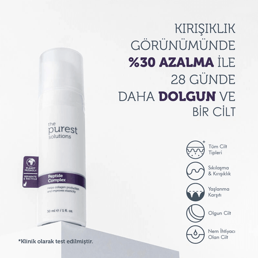 The Purest Solutions Peptide Complex Serum 30ml-Cilt Bakım Serumu