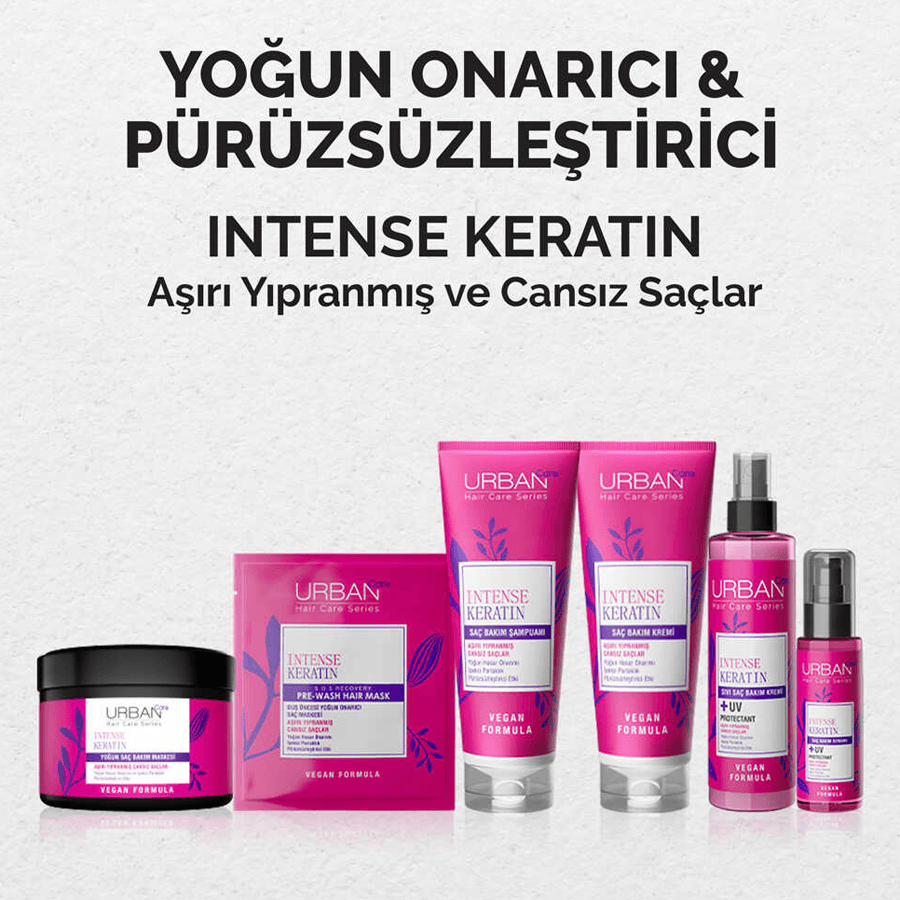 Urban Care Intense Keratin Sıvı Saç Bakım Kremi 200ml-Aşırı Yıpranan Saç