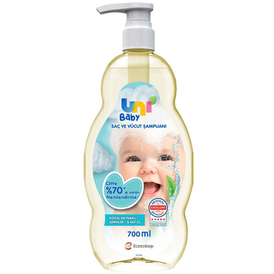 Uni Baby Saç Vücut Şampuanı 700ml