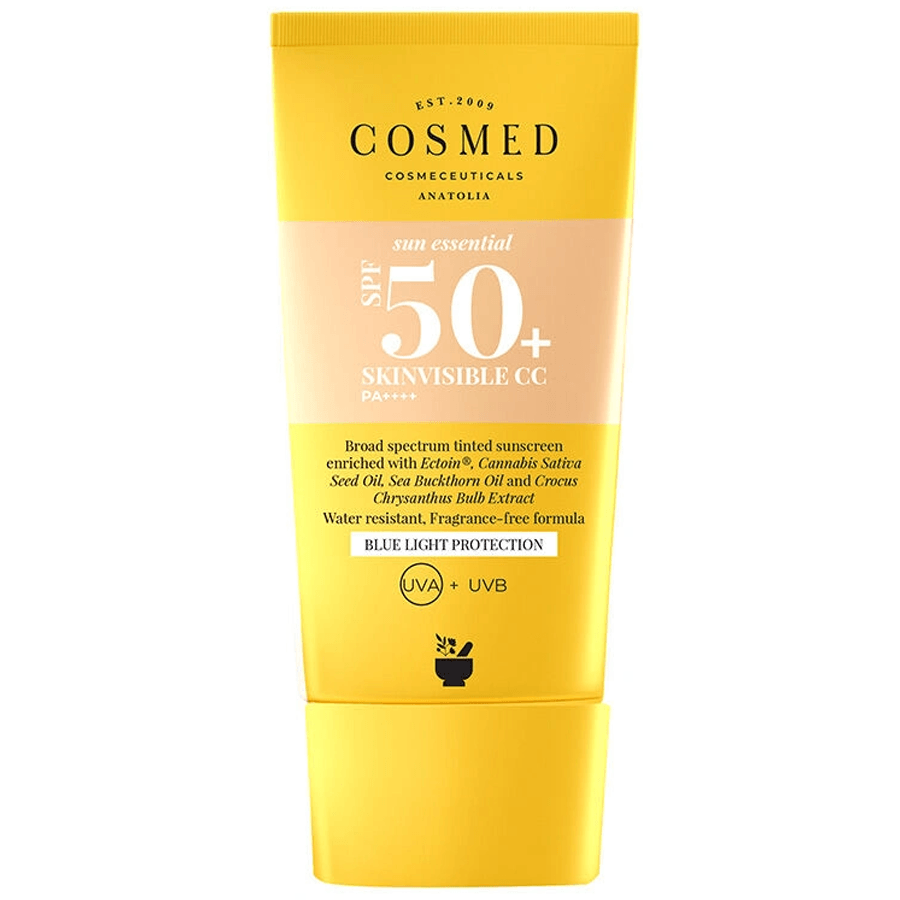 Cosmed Sun Essential SPF50+ Skinvisible CC Krem 30ml-Renkli Güneş Koruyucu