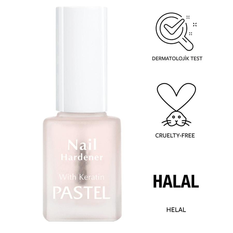 Pastel Nail Hardener With Keratin 13ml-Keratinli Tırnak Güçlendirici