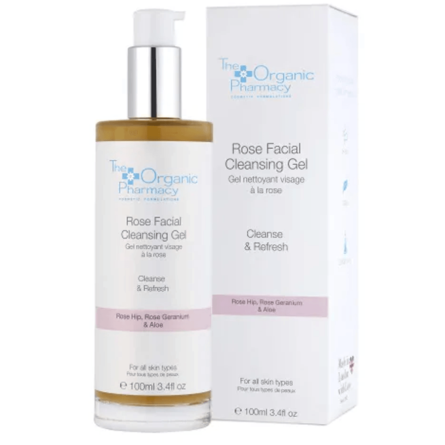 The Organic Pharmacy Rose Facial Cleansing Gel 100ml-Yüz Temizleme Jeli