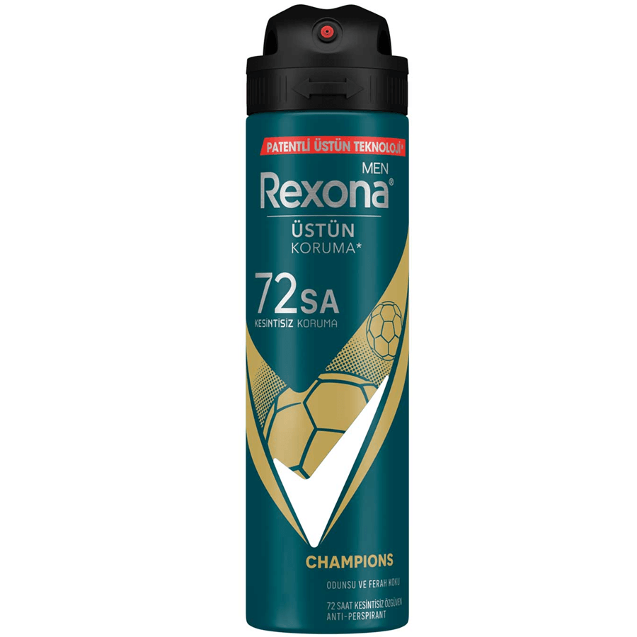 Rexona Men Champions Antiperspirant Erkek Sprey Deodorant 150ml