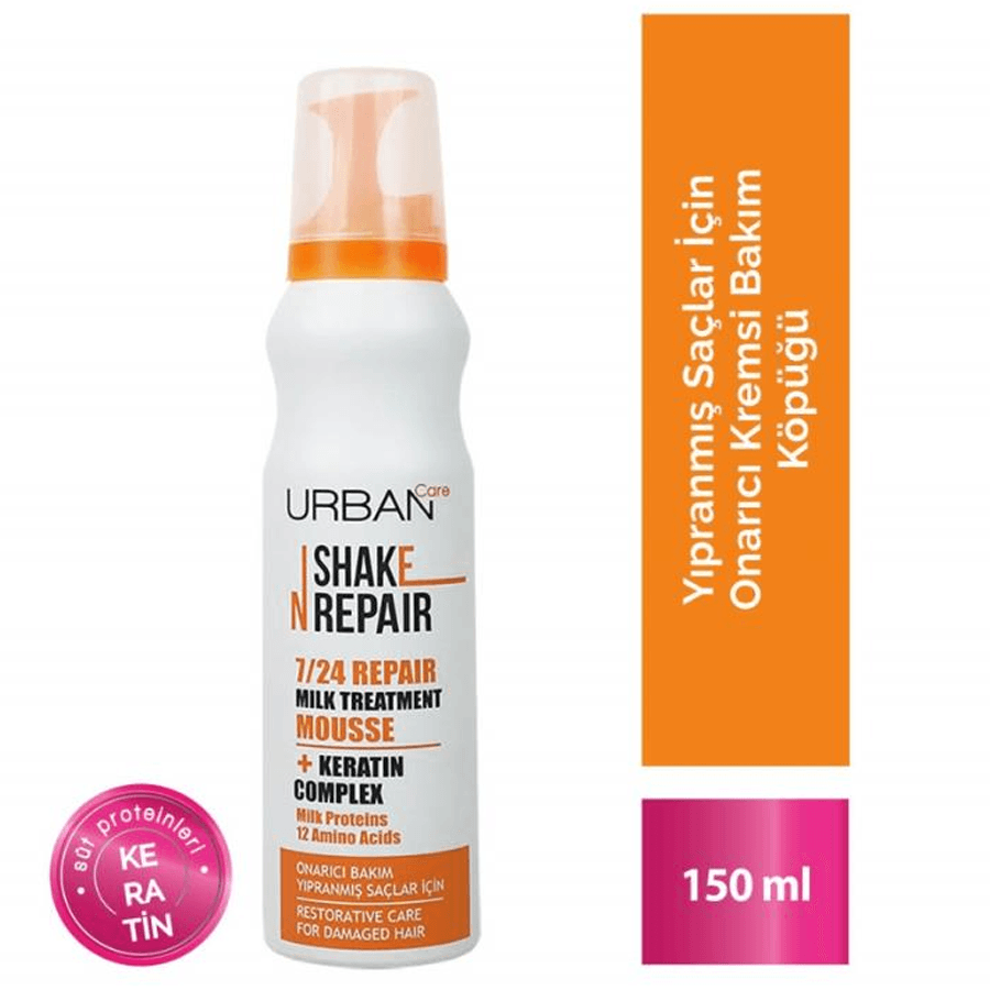 Urban Care Shake N Repair Onarıcı Saç Bakım Köpüğü 150ml-Yıpranmış Saçlar