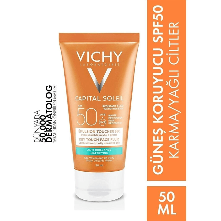 Vichy Capital Soleil Dry Touch SPF50 50ml-Güneş Koruyucu Emülsiyon