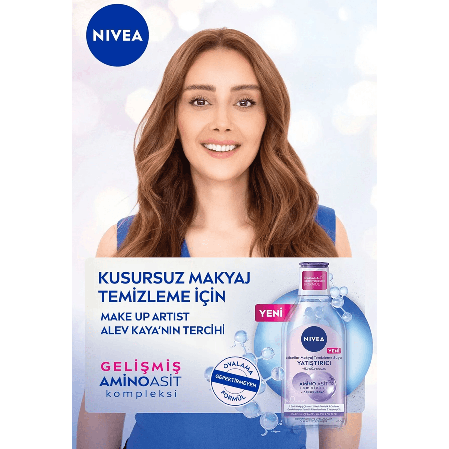 Nivea Canlandırıcı Micellar Makyaj Temizleme Suyu 400ml-Yüz Göz ve Dudak