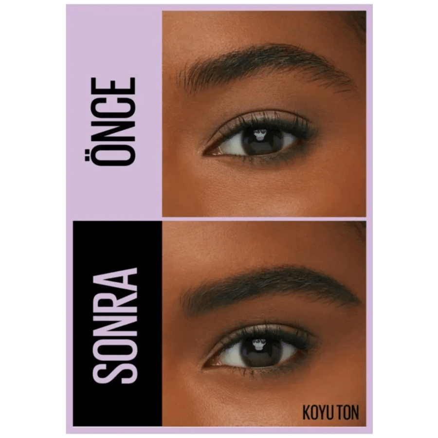 Maybelline Express Brow Satin Duo Çift Taraflı Kaş Kalemi-04 Koyu Ton