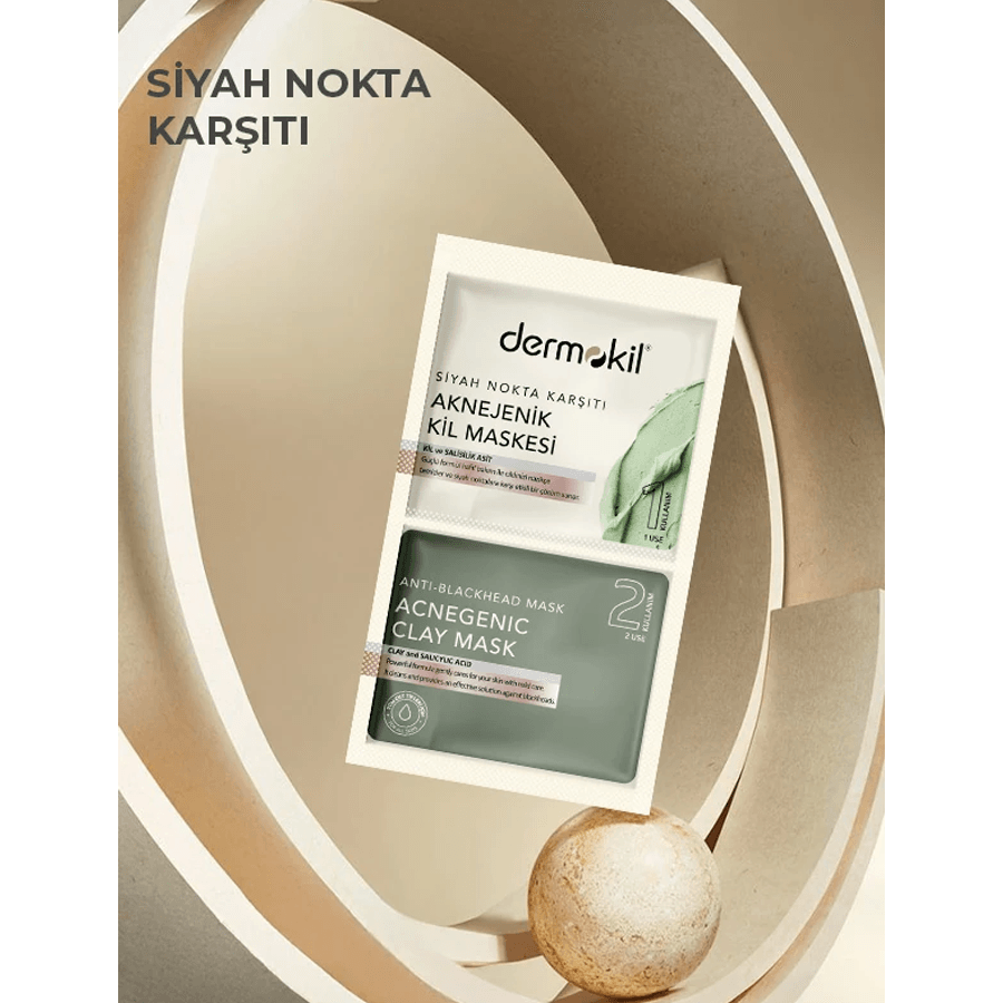 Dermokil Siyah Nokta Karşıtı Aknejenik Kil Maskesi 7.5ml