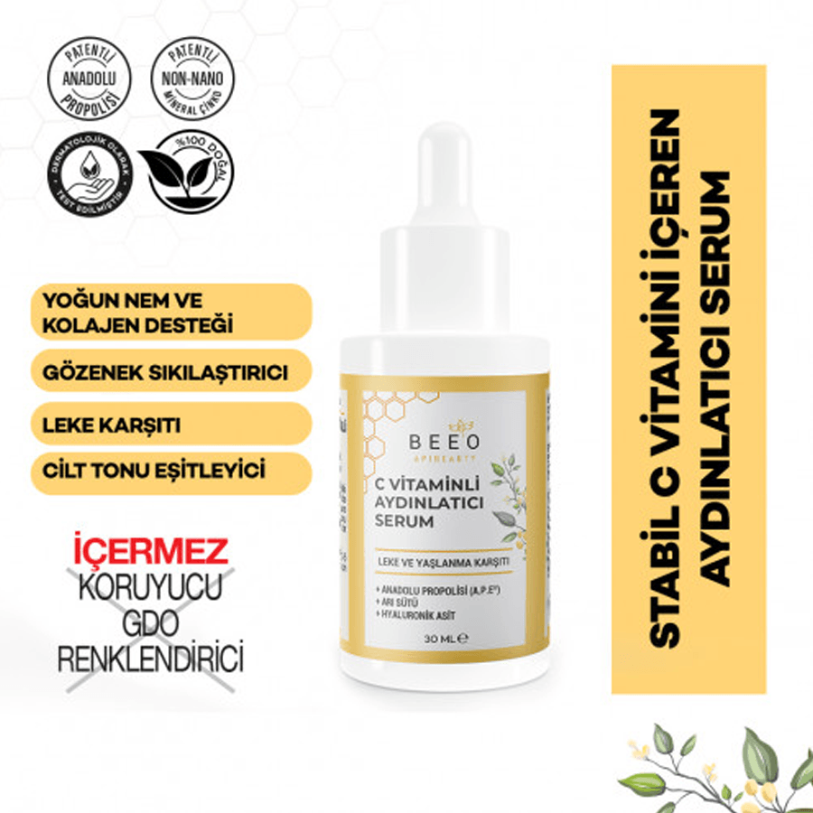 Beeo C Vitaminli Aydınlatıcı Serum 30ml