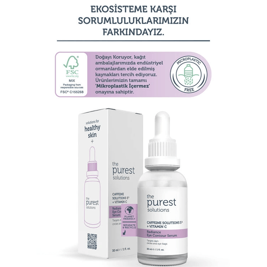 The Purest Solutions Radiance Eye Contour Serum 30ml-Aydınlatıcı Göz Altı Serumu