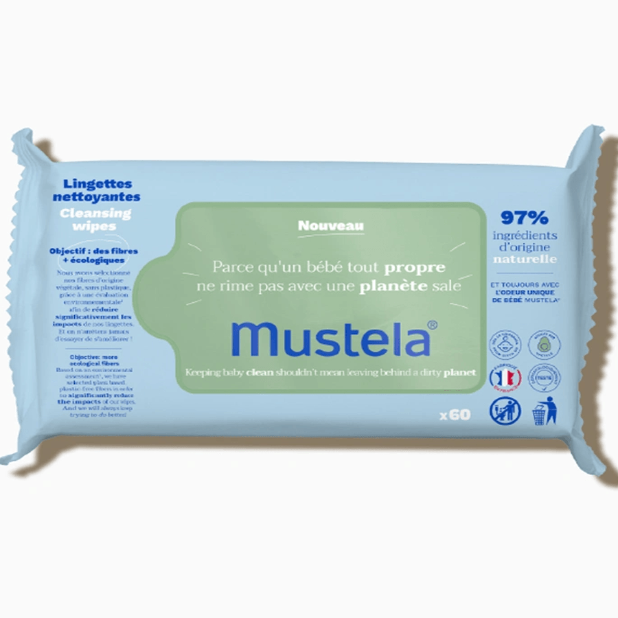 Mustela Eco Cleansing Wipes 60 Adet-Temizleme Mendili