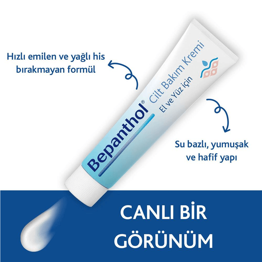 Bepanthol Derma Cilt Bakım Kremi 30gr-Günlük Nemlendirme