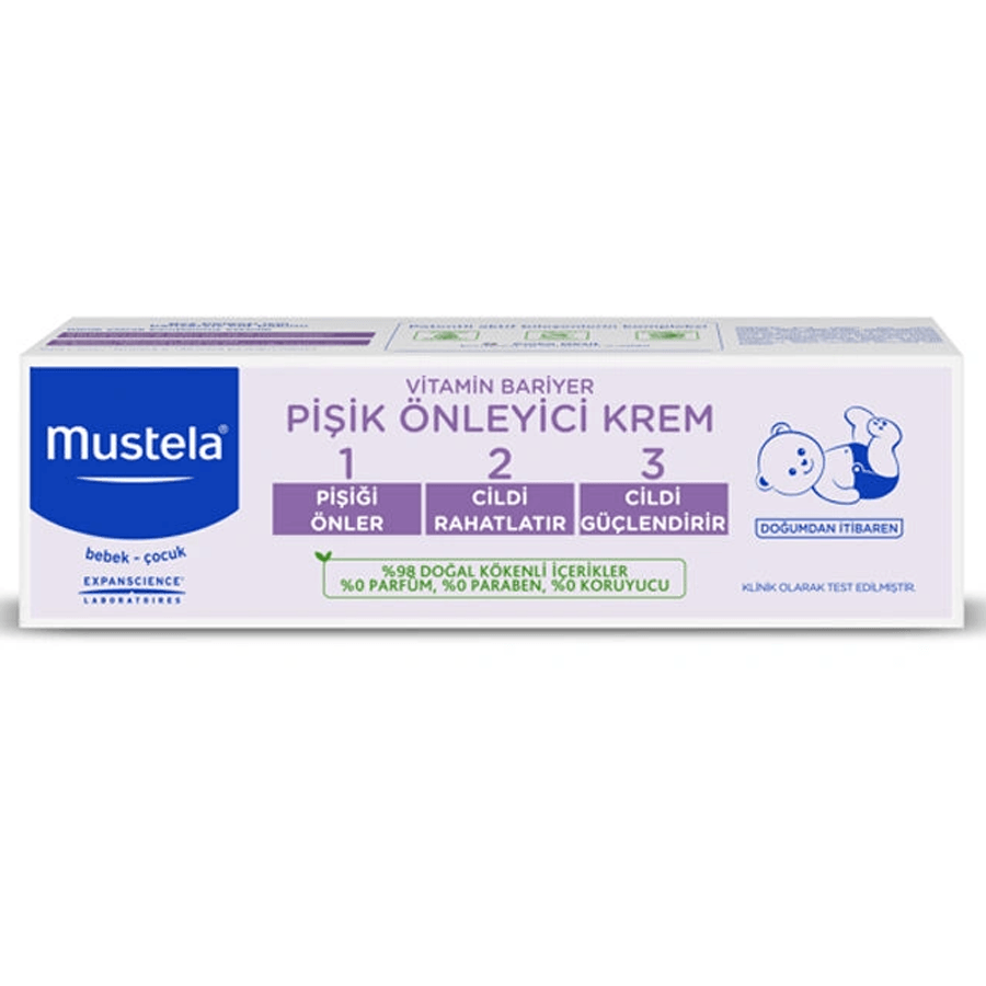 Mustela Vitamin Barrier 1-2-3 Cream 50ml-Pişik Kremi