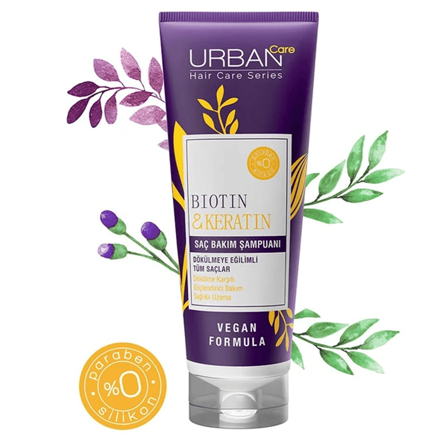 Urban Care Biotin & Keratin Saç Bakım Şampuanı 250ml-Tüm Saçlar