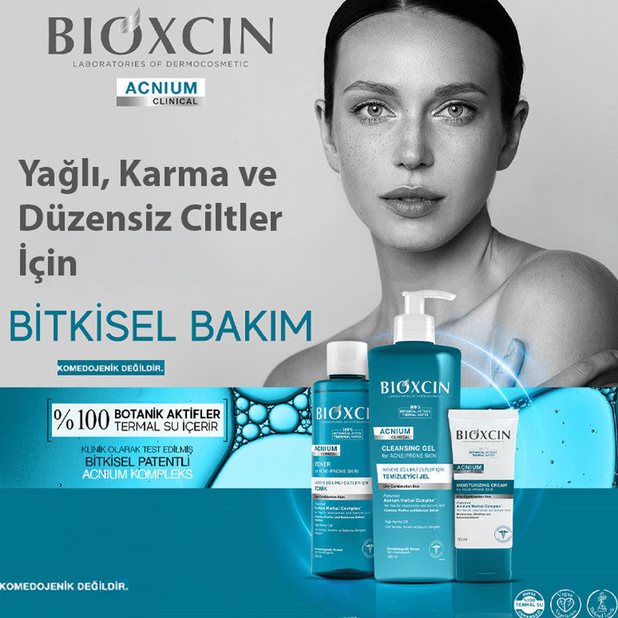 Bioxcin Acnium Nemlendirici Krem 50ml - Sebum Dengeleyici