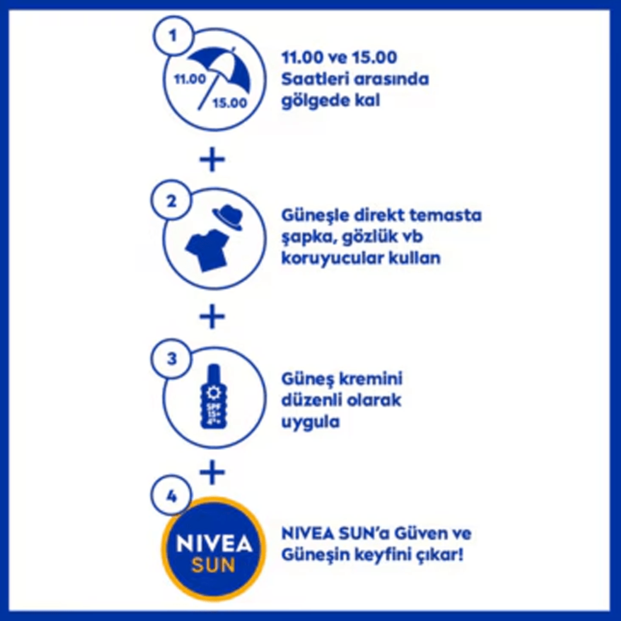 Nivea Sun UV Yüz Hassas Yatıştırıcı Spf 50 50ml-Yüksek Koruma