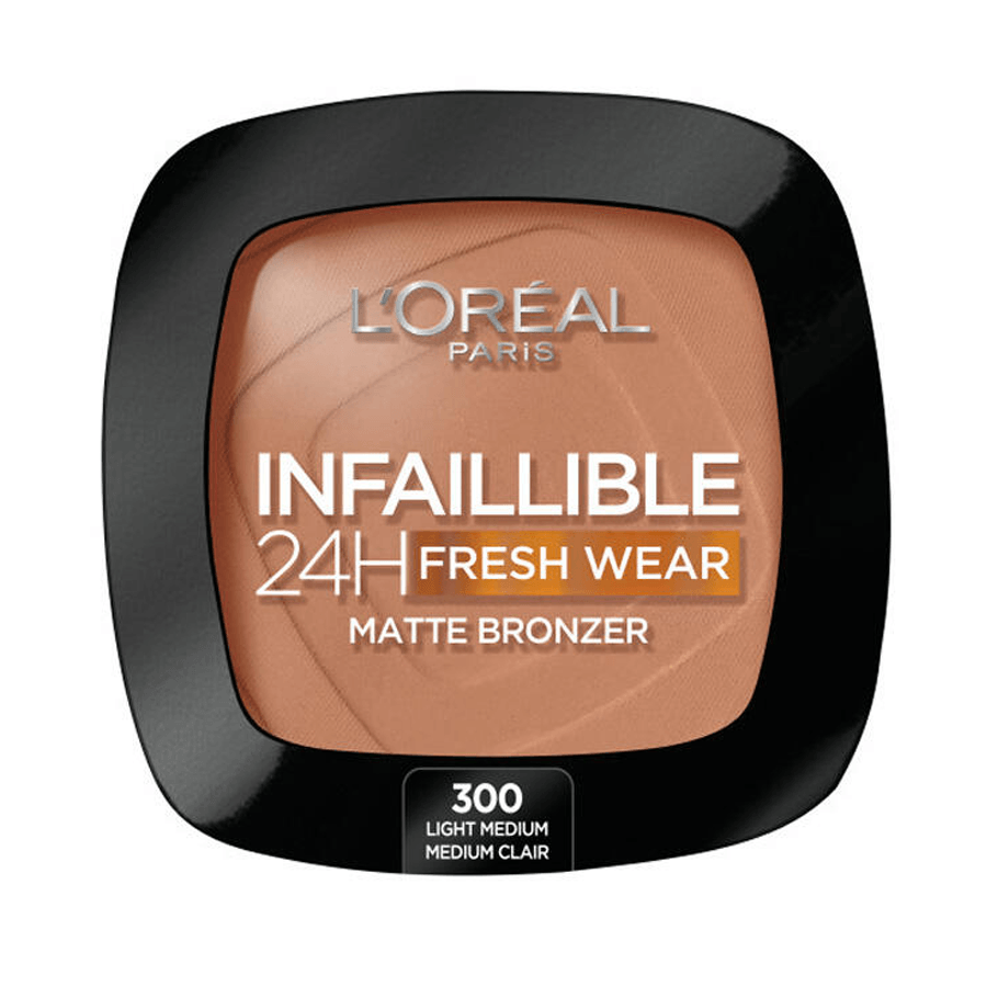 Loreal Paris Infaillible 24H Fresh Wear Matte Bronzer Mat Bronzer-300 Light Medium