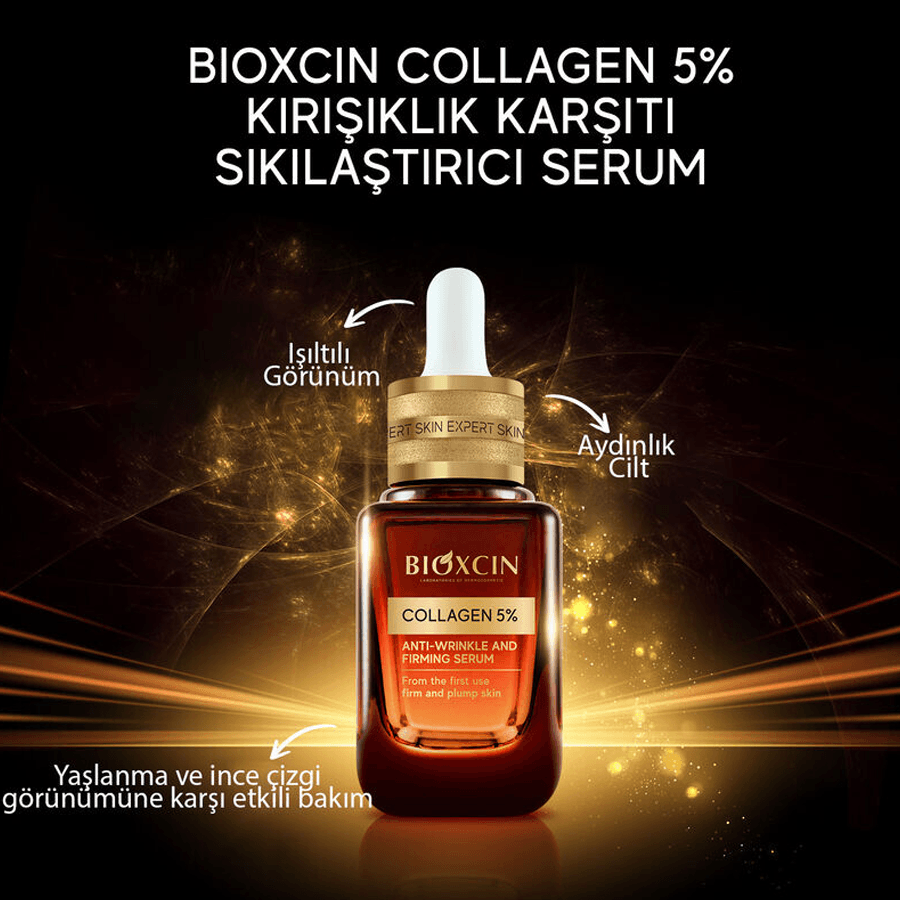 Bioxcin Skin Expert Collagen 5% Kırışıklık Karşıtı Sıkılaştırıcı Serum 30ml