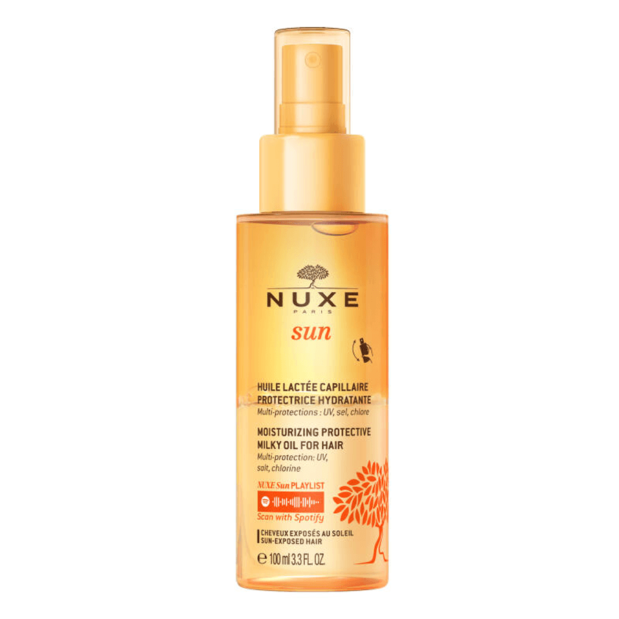 Nuxe Sun Moisturising Protective Milky Oil For Hair 100ml-Çift Fazlı Saç Yağı