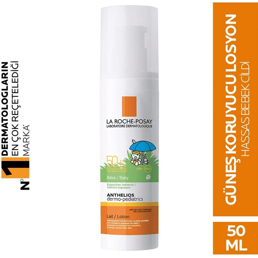 La Roche Posay Anthelios SPF50 Bebekler için Güneş Koruyucu Losyon 50ml