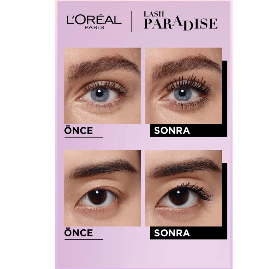 Loreal Paris Lash Paradise Waterproof Suya Dayanıklı Ekstra Siyah Maskara 6,4ml