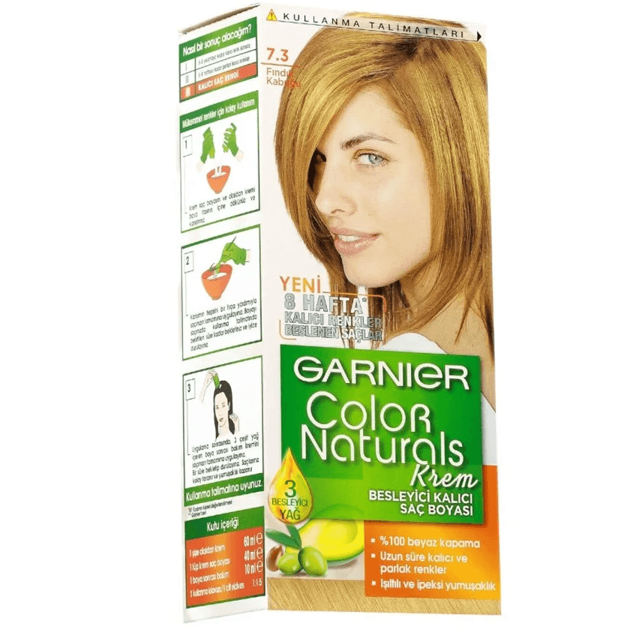 Garnier Color Naturals Creme 7,3 Fındık Kabuğu-Saç Boyası