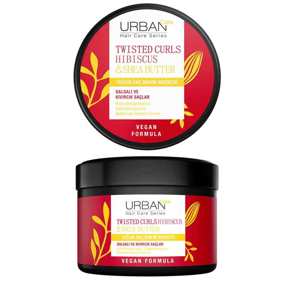 Urban Care Twisted Curls Hibiscus & Shea Butter 230ml-Saç Maskesi