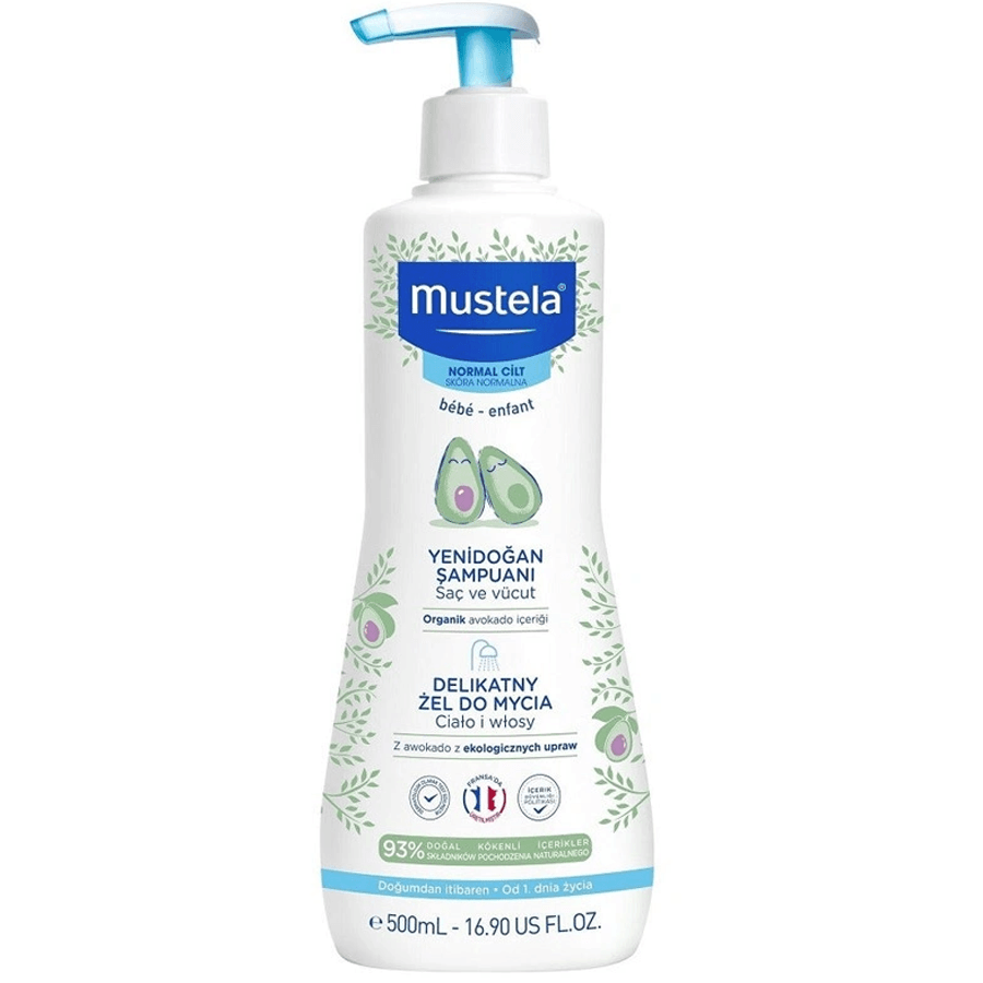 Mustela Gentle Cleansing Gel 500ml-Yenidoğan Şampuanı