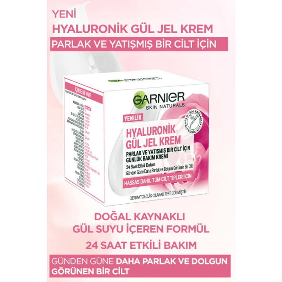 Garnier Hyaluronik Gül Jel-Krem 50ml