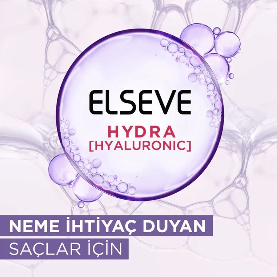 Loreal Paris Elseve Hydra Hyaluronic 390ml-Nemi Hapseden Saç Kremi