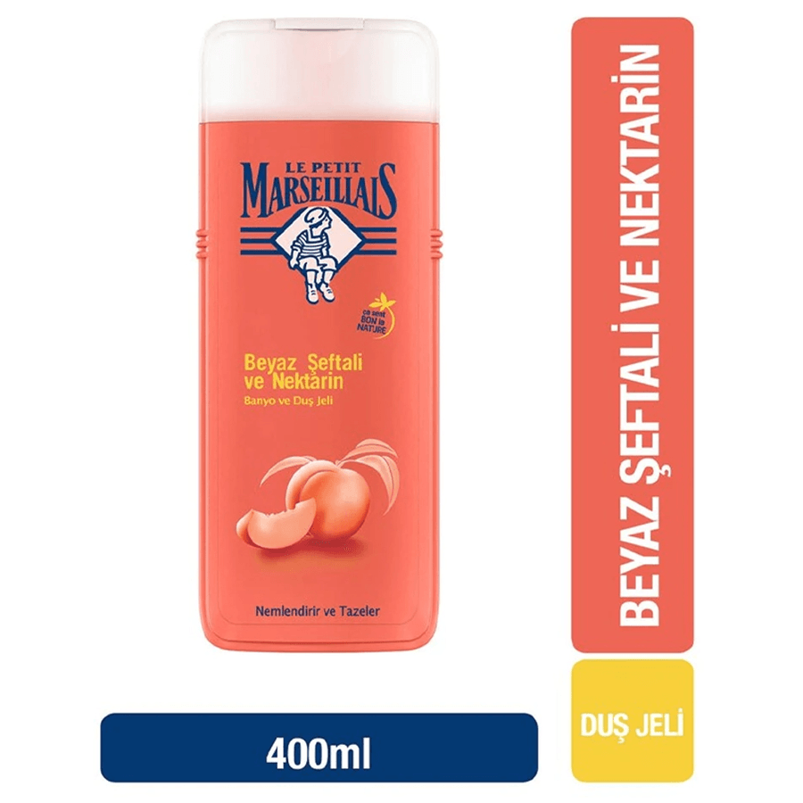 Le Petit Marseillais Beyaz Şeftali ve Nektarin Duş Jeli 400ml