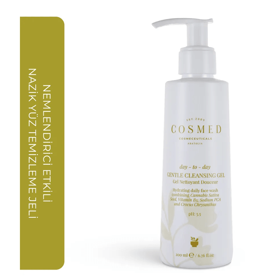 Cosmed Day to Day Gentle Cleansing Gel 200ml-Yüz Temizleme Jeli