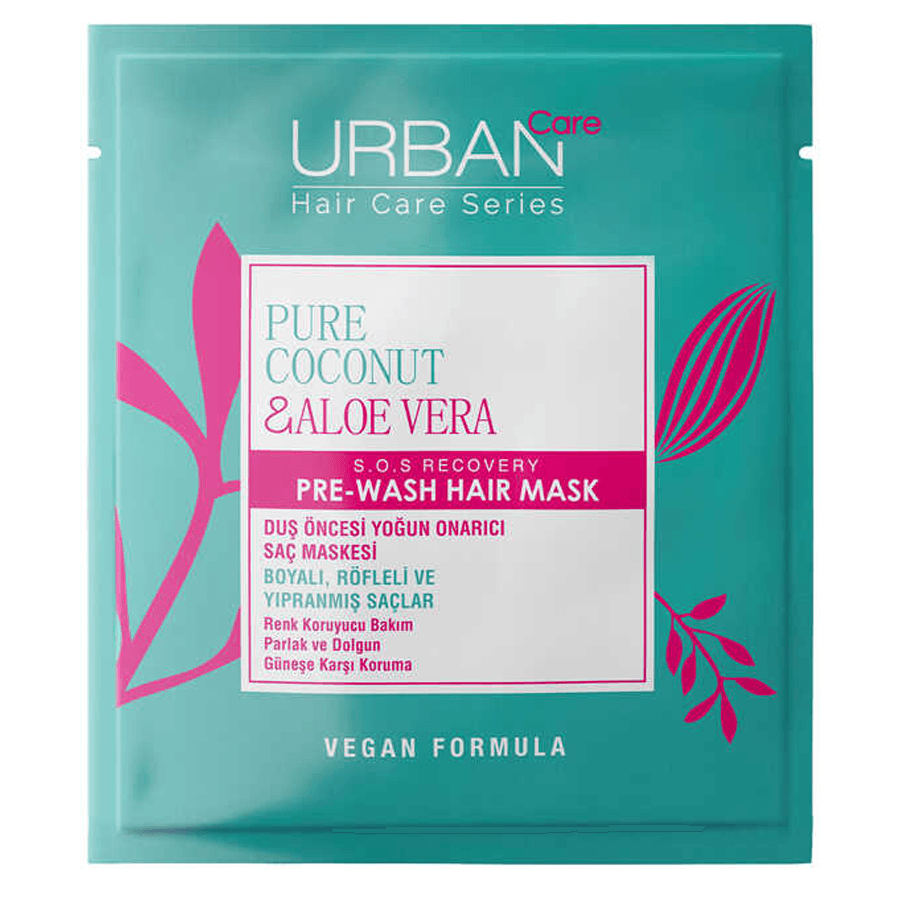 Urban Pure Care Coconut & Aloe Vera Duş Öncesi Saç Bakım Maskesi 50ml