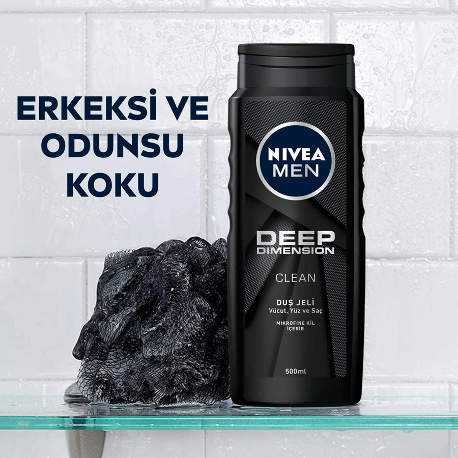 Nivea Dimension Duş Jeli 500ml-Vücut,Saç ve Yüz