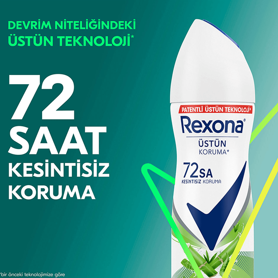 Rexona Bambu & Aloe Vera Antiperspirant Kadın Sprey Deodorant 150ml 