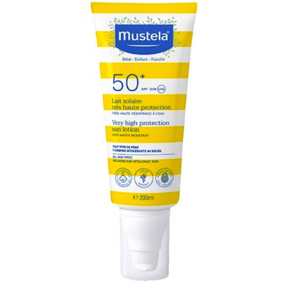 Mustela Güneş Losyonu SPF50+ 200 ml+Mustela Hydra Bebe 100ml