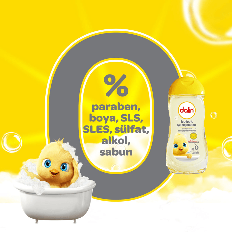 Dalin Bebek Şampuanı 200ml-Göz Yakmayan Şampuan