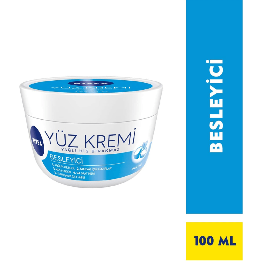 Nivea Besleyici Yüz Kremi 100ml-24 Saat Nemlendirici