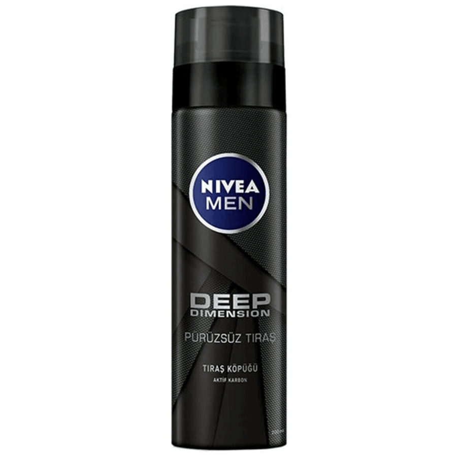 Nivea Men Deep Dimension Tıraş Köpüğü 200ml-Aktif Karbon