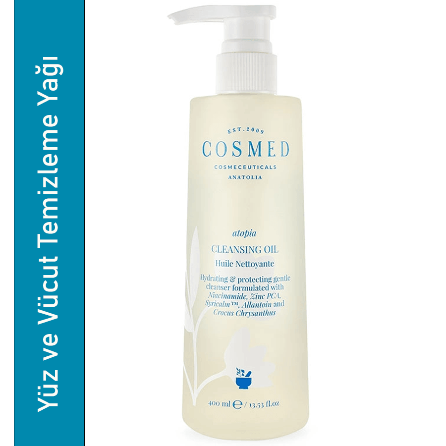 Cosmed Atopia Cleansing Oil 400ml-Temizleme Yağı