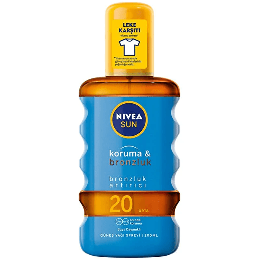 Nivea Koruma & Bronzluk Güneş Yağı Spf20 200ml