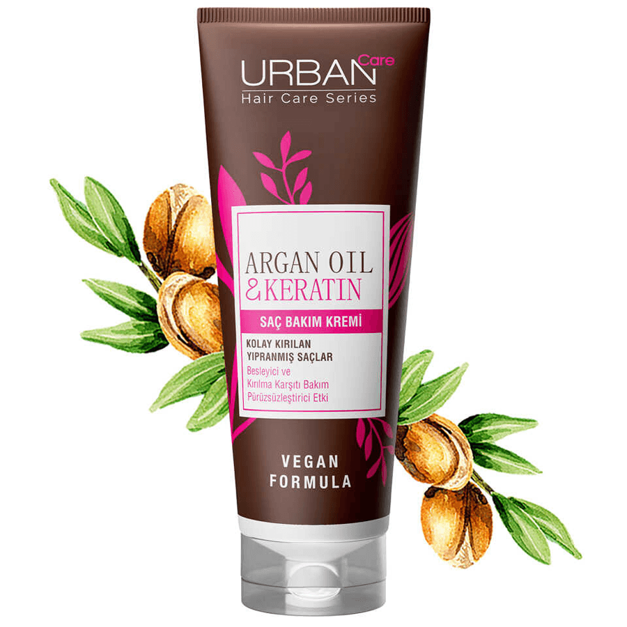 Urban Care Argan Oil & Keratin Saç Bakım Kremi 250ml-Kırılma Karşıtı