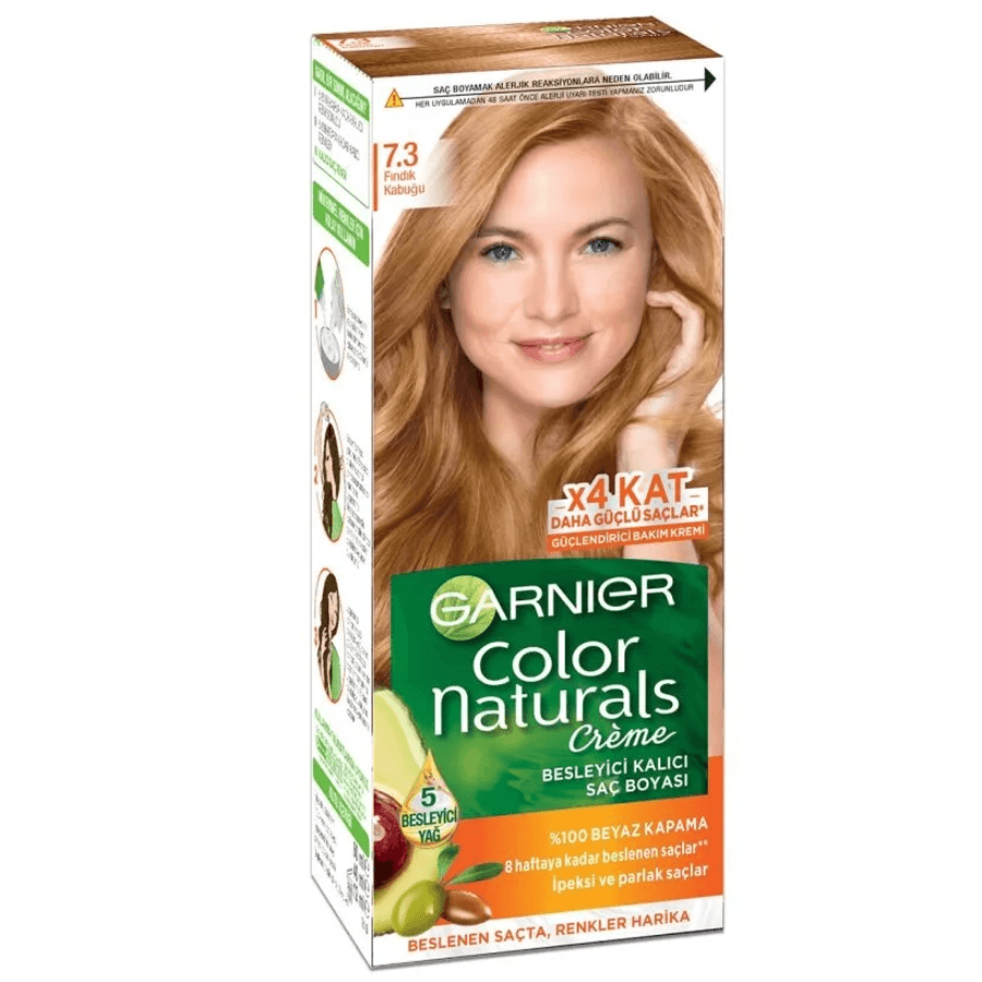 Garnier Color Naturals Creme 7,3 Fındık Kabuğu-Saç Boyası