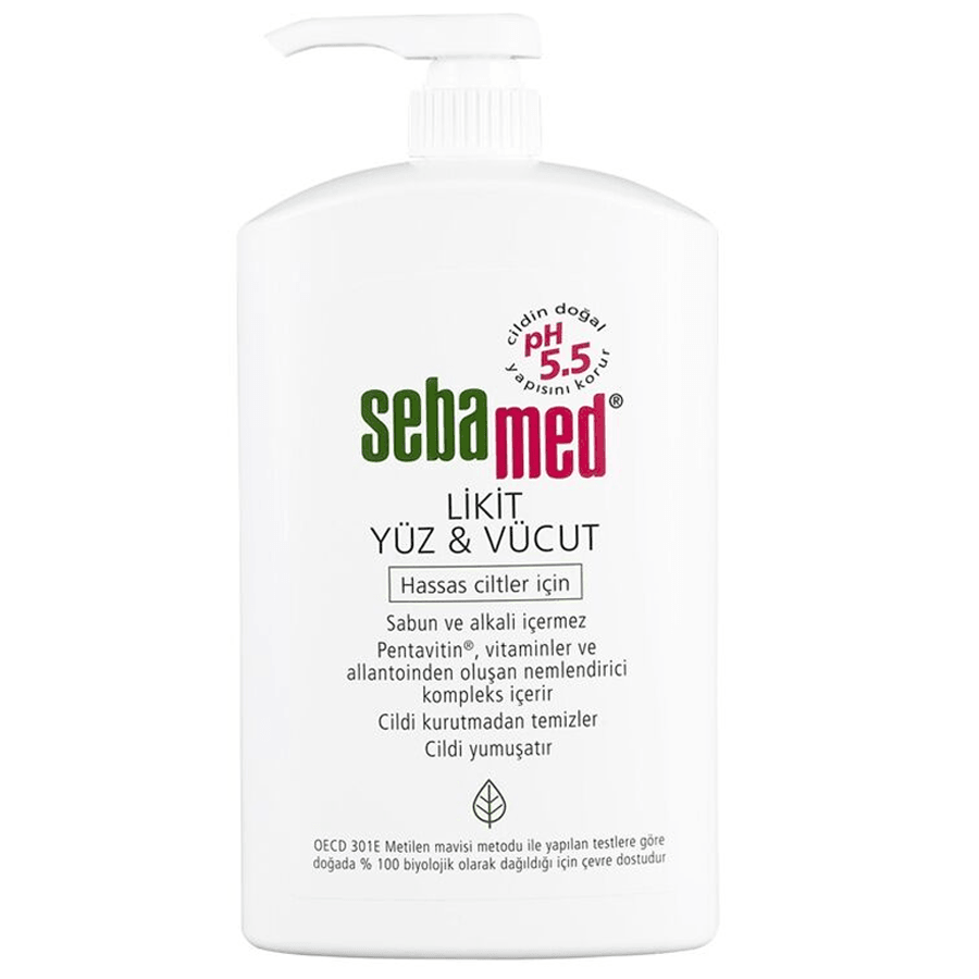 Sebamed Likit Yüz ve Vücut Temizleyici Jel 1000ml