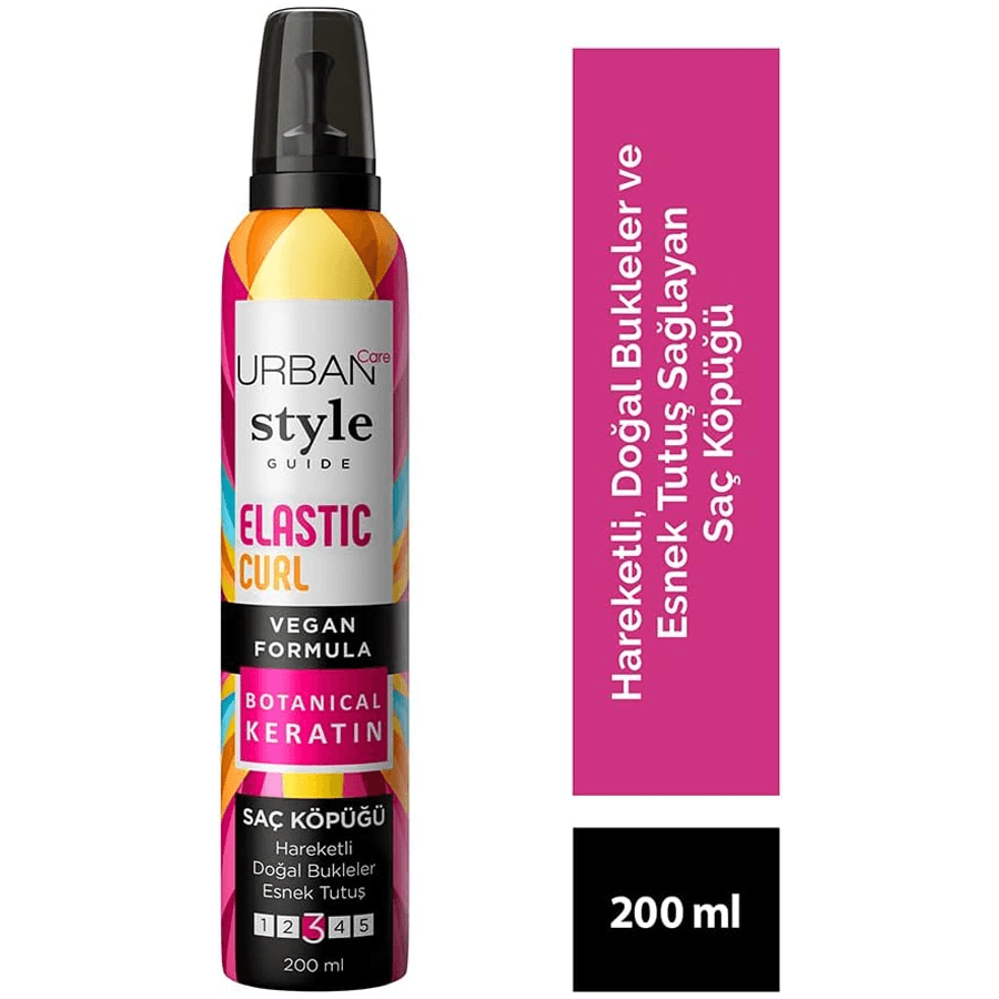 Urban Care Style Guide Saç Köpüğü Elastic Curl 200ml