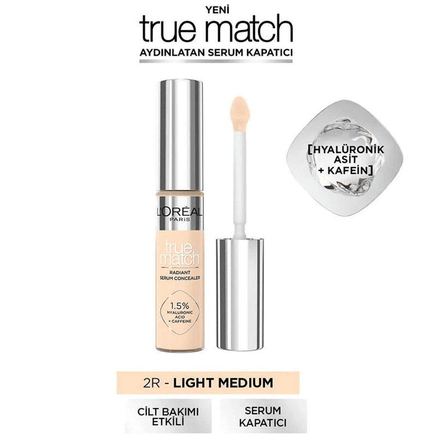 Loreal Paris True Match Radiant Serum Concealer 2R 11ml-Kapatıcı