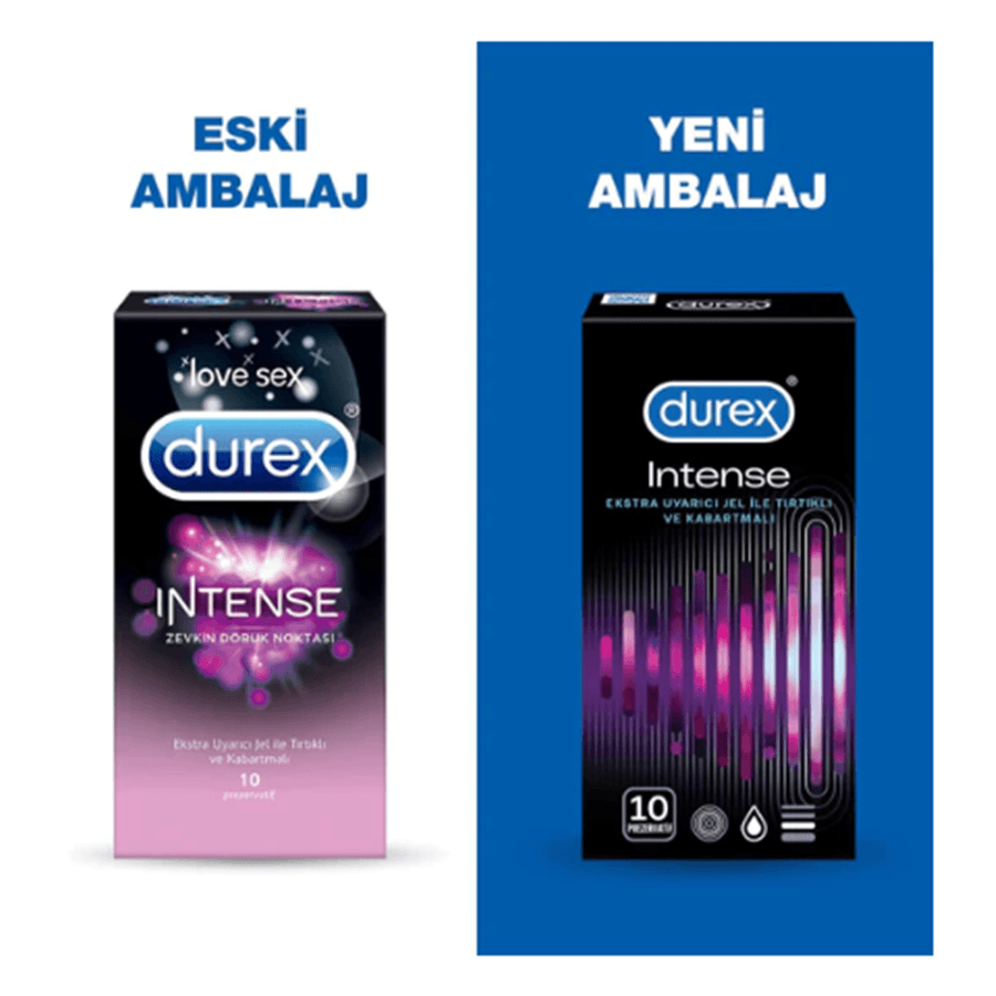 Durex Intense Prezervatif 10 Adet