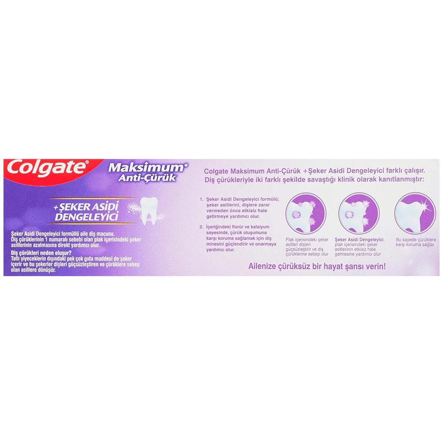 Colgate Diş Macunu Maksimum Anti Çürük 75ml